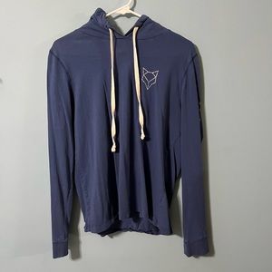 Long sleeve hooded shirt